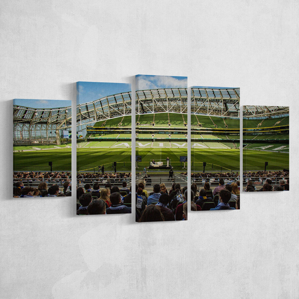 Aviva Stadium in Dublin, Stadium Canvas, Sport Art, Large Canvas, Multi Panels, Canvas Prints Wall Art Decor