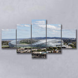 Aviva Stadium in Ireland, Stadium Canvas, Sport Art, Large Canvas, Multi Panels, Canvas Prints Wall Art Decor