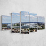 Aviva Stadium in Ireland, Stadium Canvas, Sport Art, Large Canvas, Multi Panels, Canvas Prints Wall Art Decor