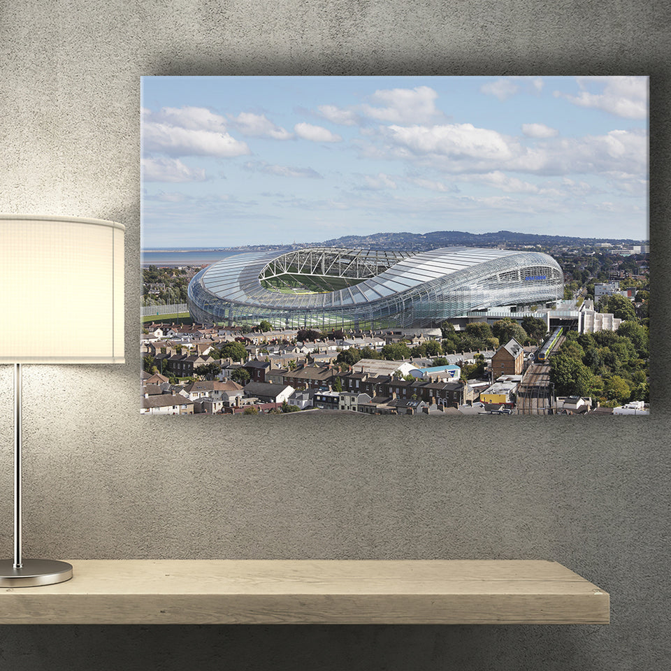 Aviva Stadium in Ireland, Stadium Canvas, Sport Art, Gift for him, Fan Gift, Canvas Prints Wall Art Decor