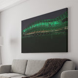 Aviva with Lights Stadium, Stadium Canvas, Sport Art, Gift for him, Fan Gift, Canvas Prints Wall Art Decor