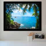 Awesome Tropical Island Framed Art Prints Wall Decor - Painting Prints, Framed Picture, Home Decor