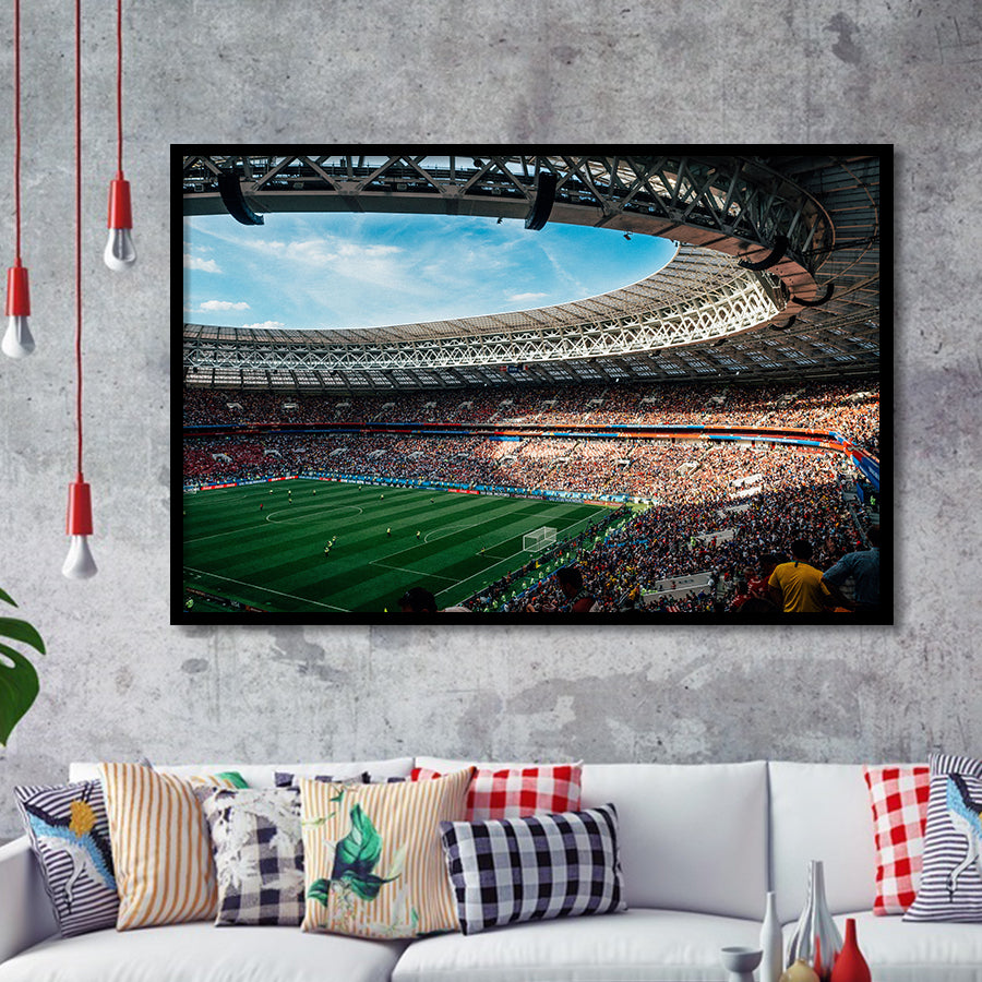Azadi Sports Complex, Stadium Canvas, Sport Art, Gift for him, Framed Art Prints Wall Art Decor, Framed Picture