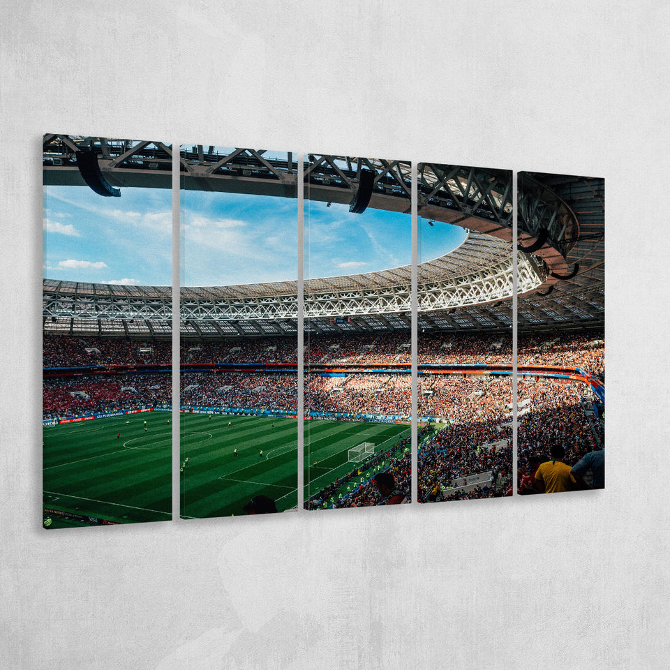 Azadi Sports Complex, Stadium Canvas, Sport Art, Gift for him, Multi Panels B, Canvas Prints Wall Art Decor