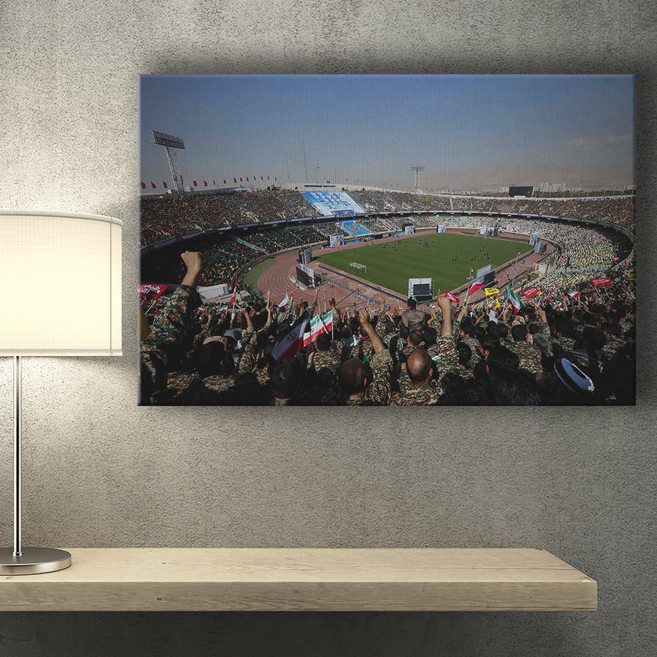 Azadi Stadium, Stadium Canvas, Sport Art, Gift for him, Fan Gift, Canvas Prints Wall Art Decor