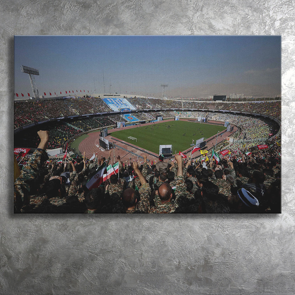 Azadi Stadium, Stadium Canvas, Sport Art, Gift for him, Fan Gift, Canvas Prints Wall Art Decor