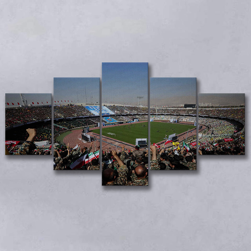 Azadi Stadium, Stadium Canvas, Sport Art, Large Canvas, Multi Panels, Canvas Prints Wall Art Decor