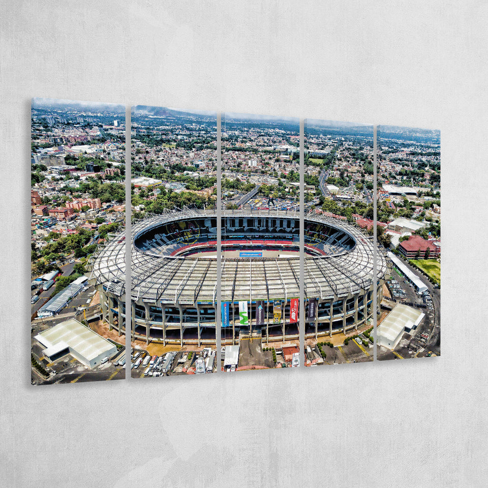Aztec Stadium Aerial View, Stadium Canvas, Sport Art, Gift for him, Multi Panels B, Canvas Prints Wall Art Decor