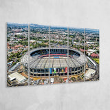 Aztec Stadium Aerial View, Stadium Canvas, Sport Art, Gift for him, Multi Panels B, Canvas Prints Wall Art Decor
