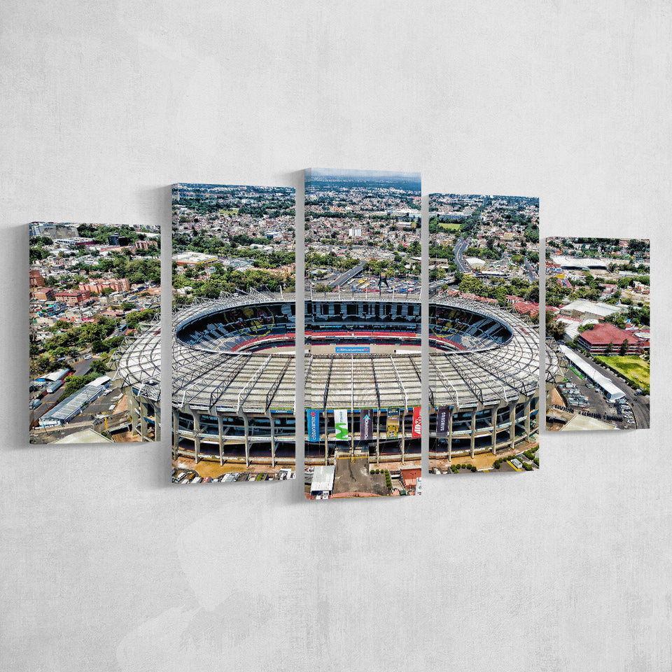 Aztec Stadium Aerial View, Stadium Canvas, Sport Art, Large Canvas, Multi Panels, Canvas Prints Wall Art Decor