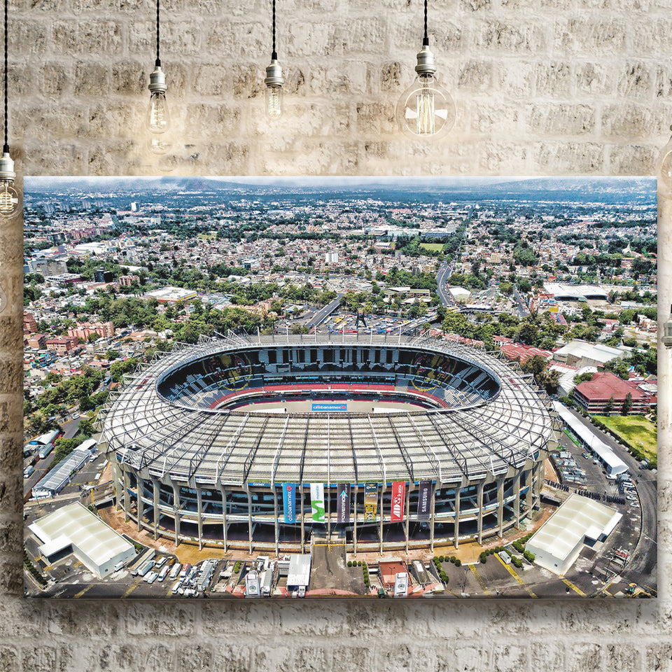 Aztec Stadium Aerial View, Stadium Canvas, Sport Art, Gift for him, Fan Gift, Canvas Prints Wall Art Decor