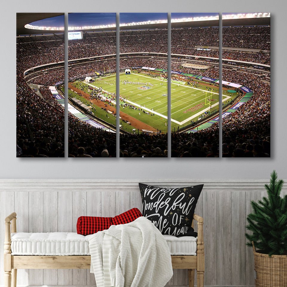 Aztec Stadium, Stadium Canvas, Sport Art, Gift for him, Multi Panels B, Canvas Prints Wall Art Decor