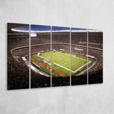 Aztec Stadium, Stadium Canvas, Sport Art, Gift for him, Multi Panels B, Canvas Prints Wall Art Decor