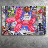 Balloon Dog Graffiti Art Canvas Prints Wall Art Decor - Painting Canvas, Home Decor, Art Print, Art For Sale