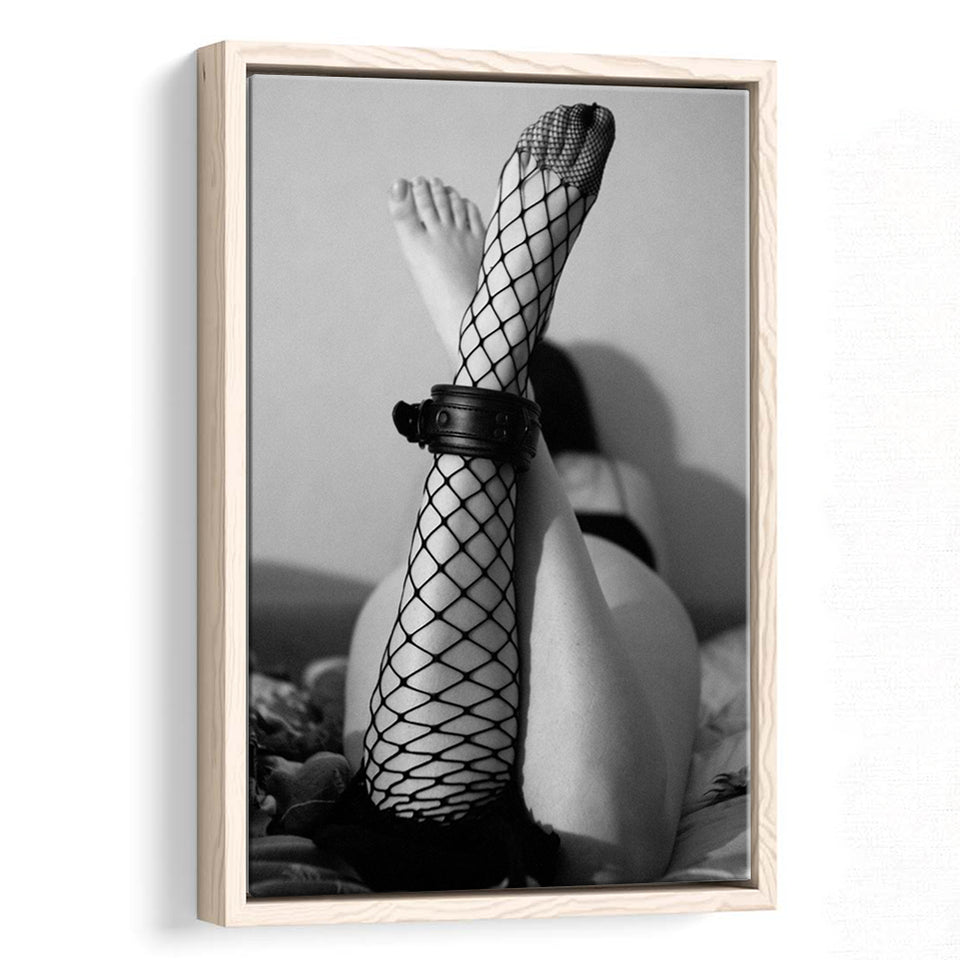 Bdsm Erotic Wall Art Decoration Framed Canvas Prints Wall Art, Floating Frame, Large Canvas Home Decor