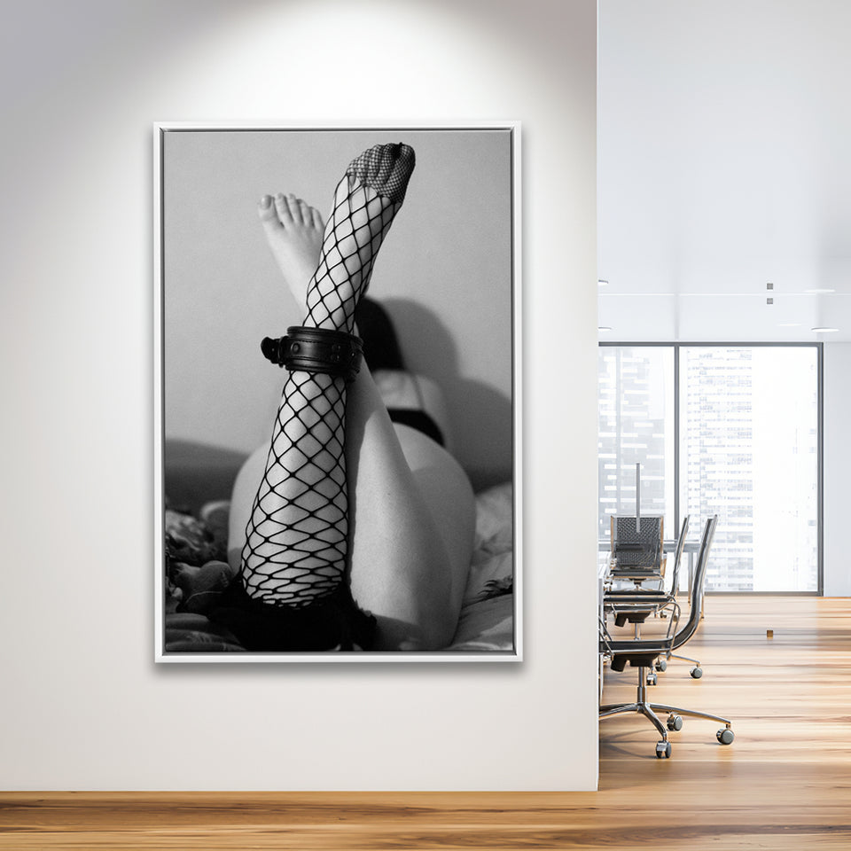 Bdsm Erotic Wall Art Decoration Framed Canvas Prints Wall Art, Floating Frame, Large Canvas Home Decor