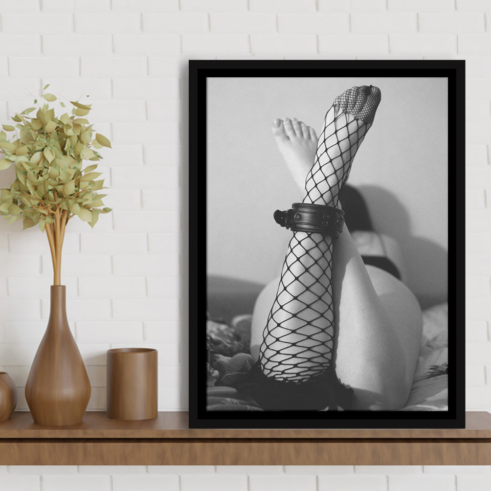 Bdsm Erotic Wall Art Decoration Framed Canvas Prints Wall Art, Floating Frame, Large Canvas Home Decor