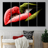 Bite My Lips Extra Large Canvas Prints Multi Panels B Wall Art Prints Home Decor