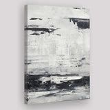 Black And White Seascape Abstract Art Canvas Prints Wall Art - Painting Canvas, Wall Decor, Home Decor, Prints for Sale