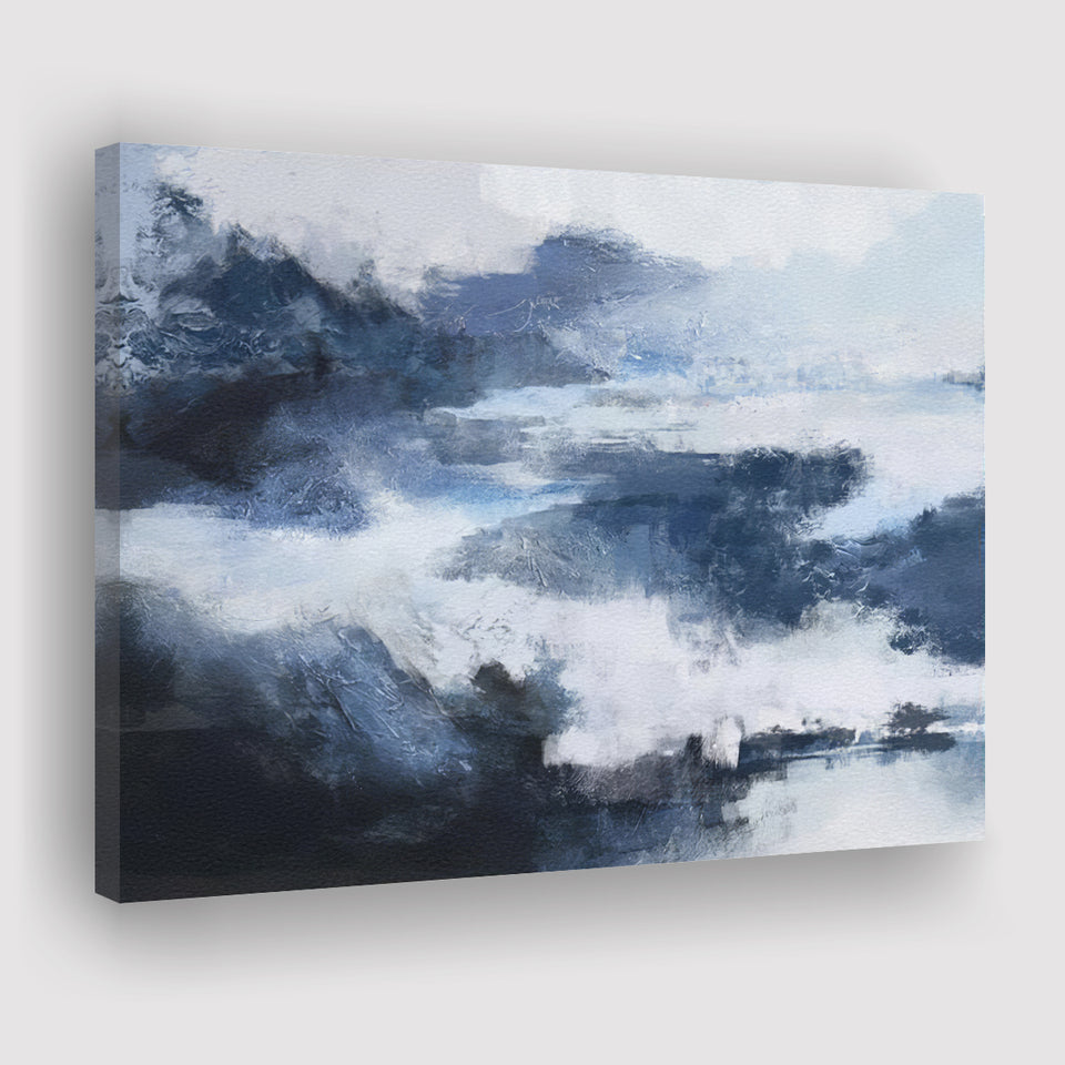Blue Abstract Art Canvas Prints Wall Art - Painting Canvas, Art Prints, Wall Decor, Home Decor, Prints for Sale
