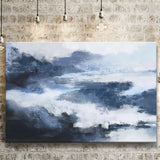 Blue Abstract Art Canvas Prints Wall Art - Painting Canvas, Art Prints, Wall Decor, Home Decor, Prints for Sale