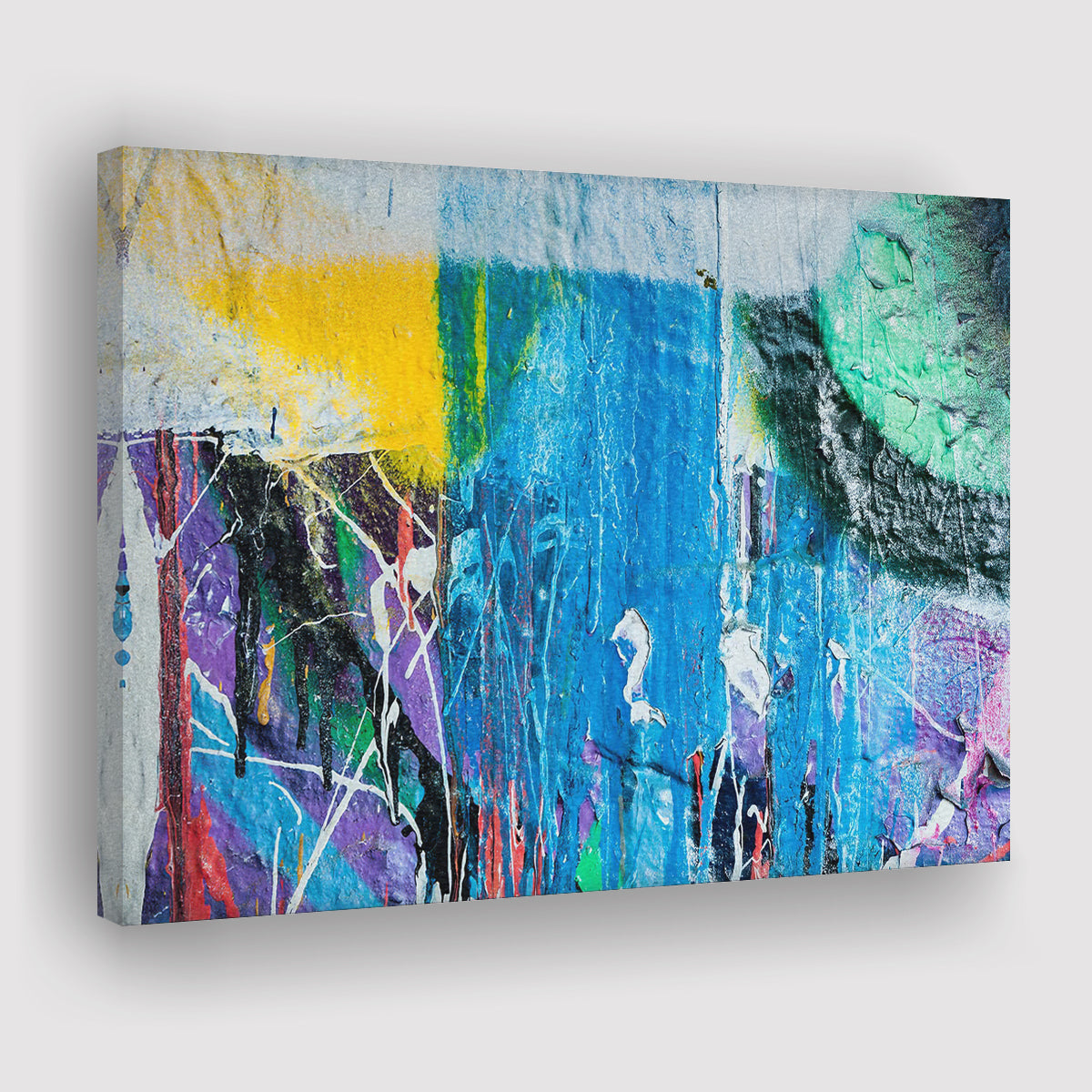 Colorful Abstract Face Paint Canvas Wall Art - Canvas Prints, Prints f –  UnixCanvas