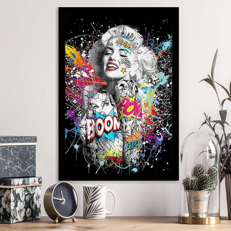 Boom Marilyn Framed Art Prints Wall Decor - Art Prints, Framed Picture,For Sale, Ready to hang
