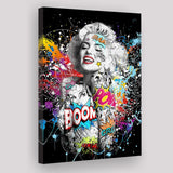 Boom Marilyn Canvas Prints Wall Art Home Decor - Painting Canvas,Art Prints, Ready to hang