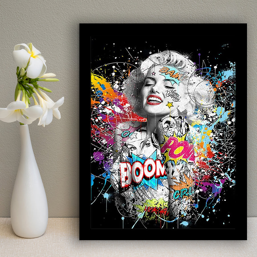 Boom Marilyn Framed Art Prints Wall Decor - Art Prints, Framed Picture,For Sale, Ready to hang
