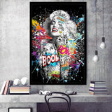 Boom Marilyn Framed Art Prints Wall Decor - Art Prints, Framed Picture,For Sale, Ready to hang