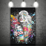 Boom Marilyn Canvas Prints Wall Art Home Decor - Painting Canvas,Art Prints, Ready to hang