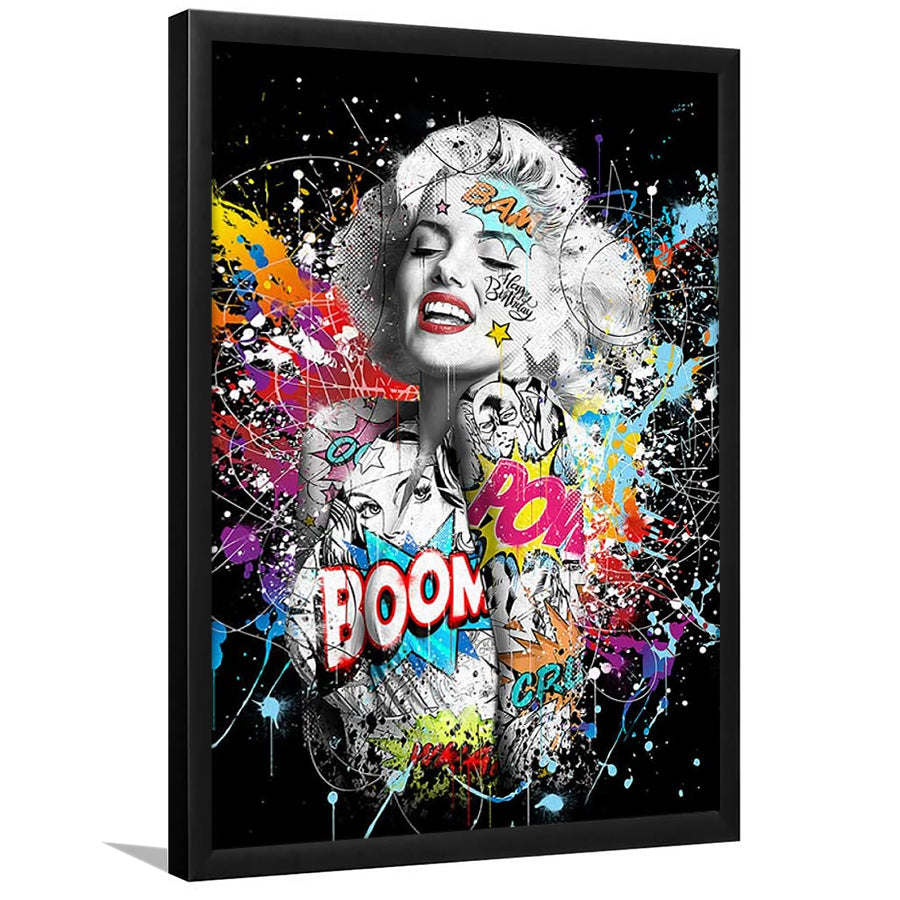 Boom Marilyn Framed Art Prints Wall Decor - Art Prints, Framed Picture,For Sale, Ready to hang