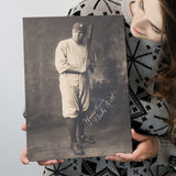 Babe Ruth Black And White Print, The Bambino Canvas Prints Wall Art Home Decor