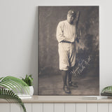 Babe Ruth Black And White Print, The Bambino Canvas Prints Wall Art Home Decor