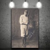 Babe Ruth Black And White Print, The Bambino Canvas Prints Wall Art Home Decor