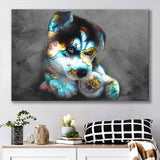 Baby Puppy Pop Art Pet Lover Canvas Prints Wall Art Decor - Painting Canvas, Home Decor, Art Print, Art For Sale