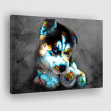 Baby Puppy Pop Art Pet Lover Canvas Prints Wall Art Decor - Painting Canvas, Home Decor, Art Print, Art For Sale
