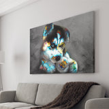Baby Puppy Pop Art Pet Lover Canvas Prints Wall Art Decor - Painting Canvas, Home Decor, Art Print, Art For Sale
