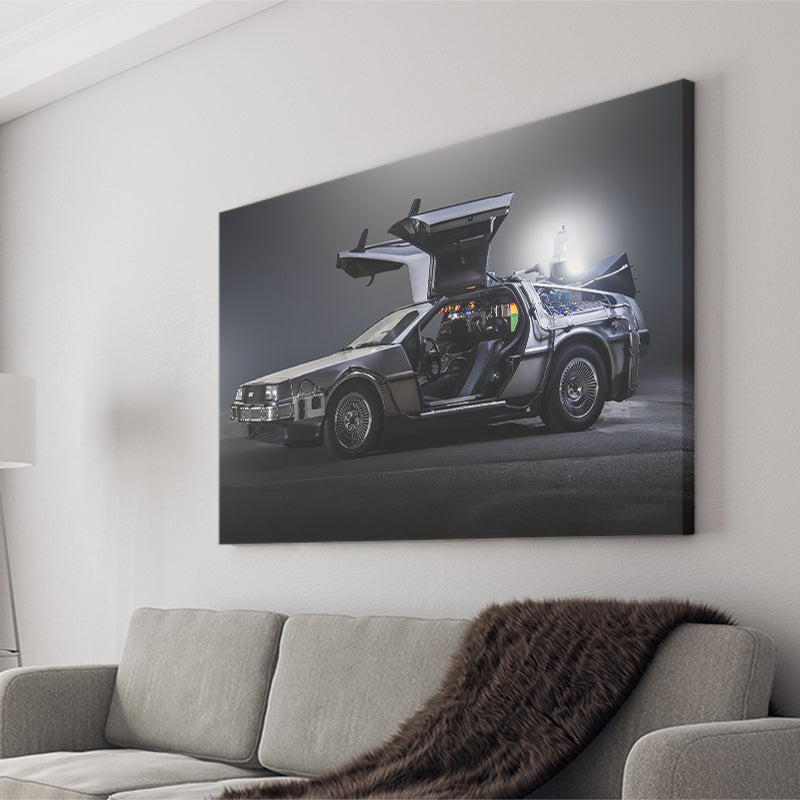 back to the future wall art