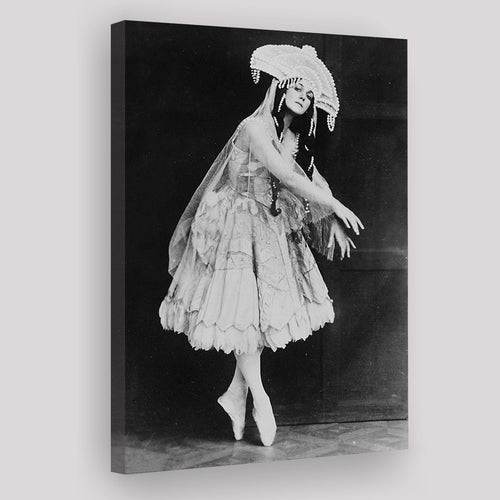 Ballerina Black And White Print, Vintage Dancer Canvas Prints Wall Art Home Decor
