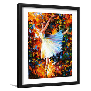 Ballet Angel Framed Art Prints - Framed Prints, Painting Prints, Prints for Sale, White Border
