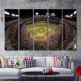 Ballpark Price Baseball Stadiums 5 Pieces Canvas Prints Wall Art Decor - Painting Canvas,Multi Panel,Painting Prints,For Sale