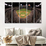 Ballpark Price Baseball Stadiums 5 Pieces Canvas Prints Wall Art Decor - Painting Canvas,Multi Panel,Painting Prints,For Sale