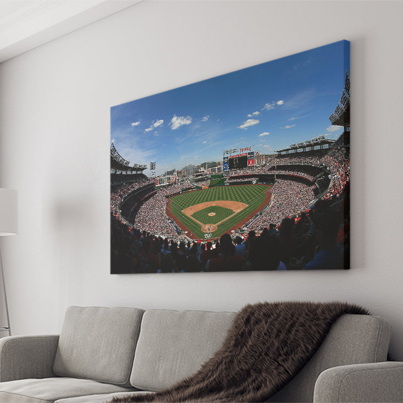 Ballpark in Washington, Stadium Canvas, Sport Art, Gift for him, Fan Gift, Canvas Prints Wall Art Decor