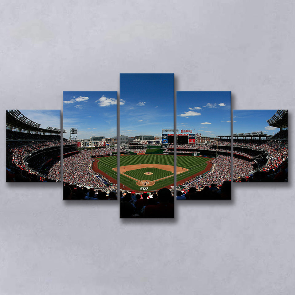 Ballpark in Washington, Stadium Canvas, Sport Art, Large Canvas, Multi Panels, Canvas Prints Wall Art Decor