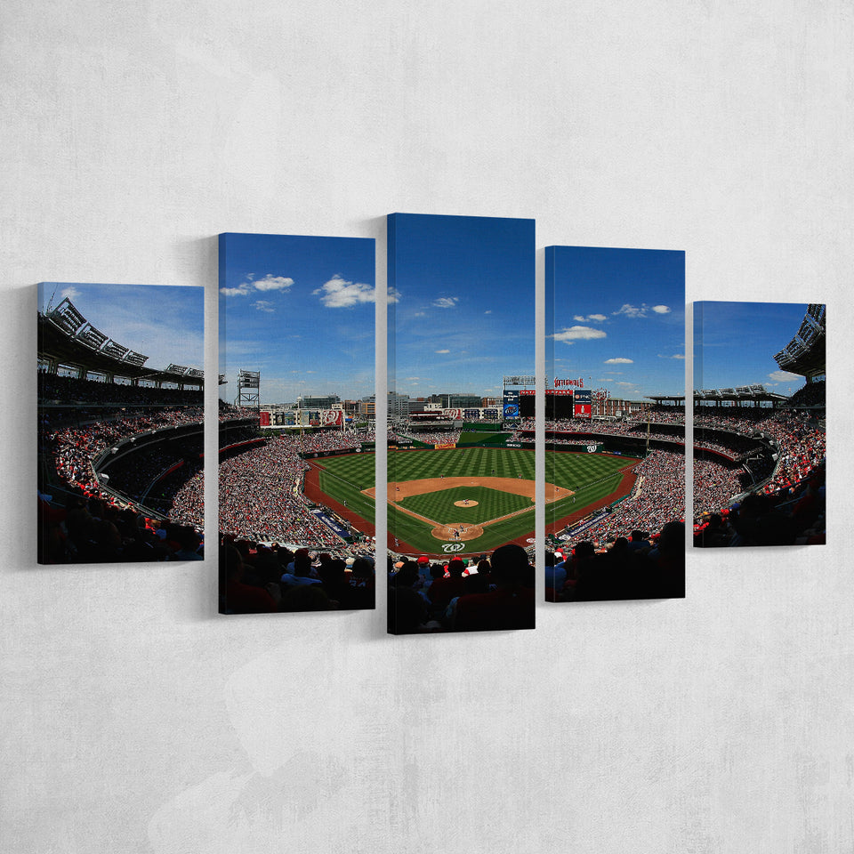 Ballpark in Washington, Stadium Canvas, Sport Art, Large Canvas, Multi Panels, Canvas Prints Wall Art Decor
