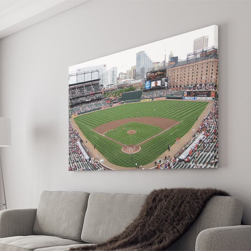 Baltimore Orioles Stadium Canvas Prints Oriole Park At Camden Yards,Sport Stadium Art Prints, Fan Gift, Wall Decor