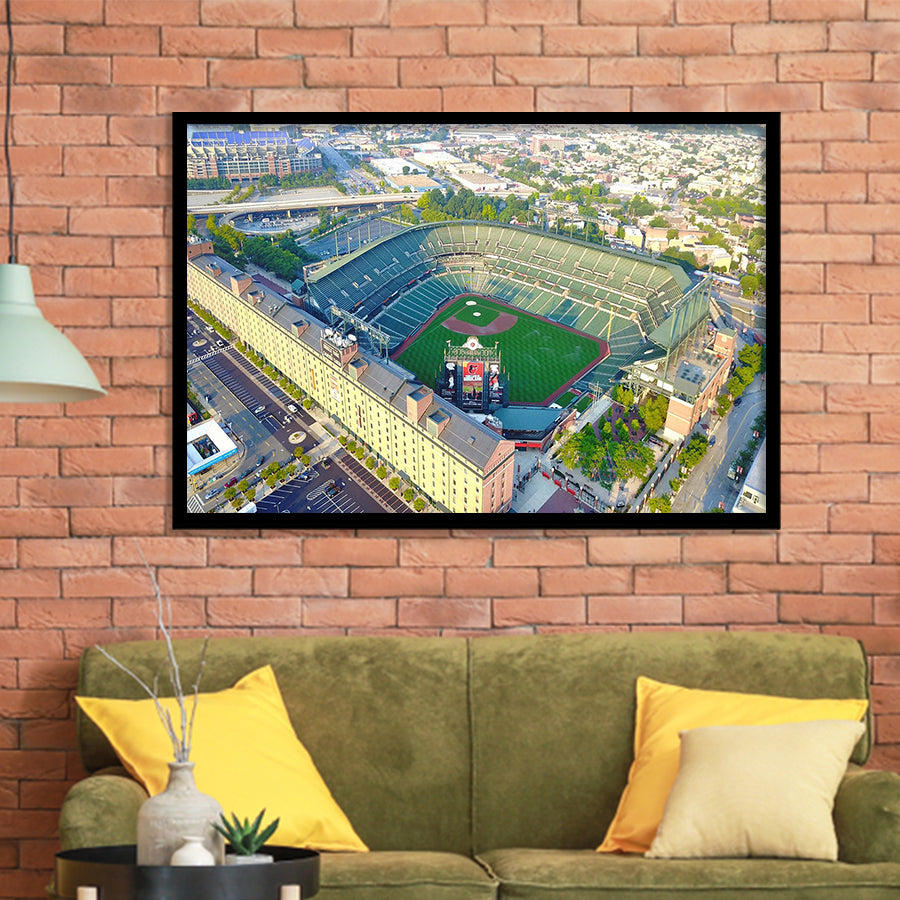 Baltimore Orioles Stadium Art Prints Oriole Park At Camden,Sport Stadium Art Prints, Fan Gift, Wall Decor