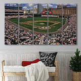 Baltimore Orioles Wall Art Oriole Park At Camden,Multi Panels B,Sport Stadium Art Prints, Fan Gift