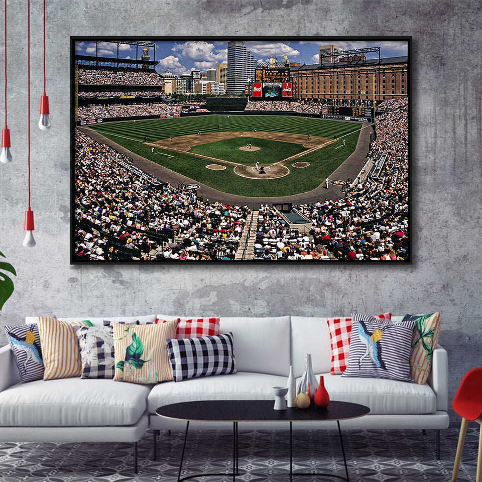 Baltimore Orioles Wall Art Oriole Park At Camden,Sport Stadium Art Prints, Fan Gift